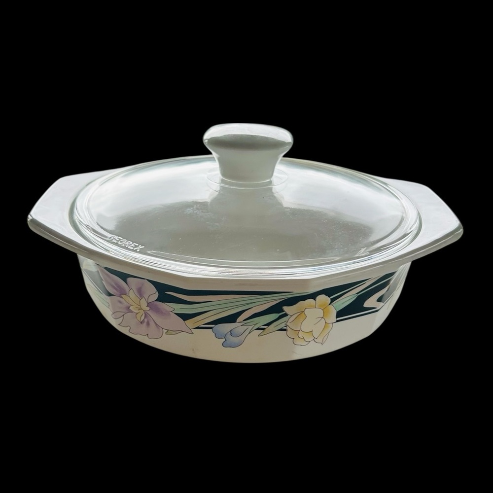 Mikasa Fire & Ice Glass Casarole Dish